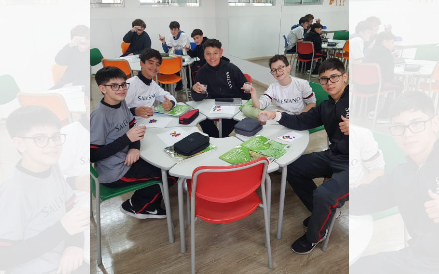 Alunos do CSI preparam "vegan hot chocolate"