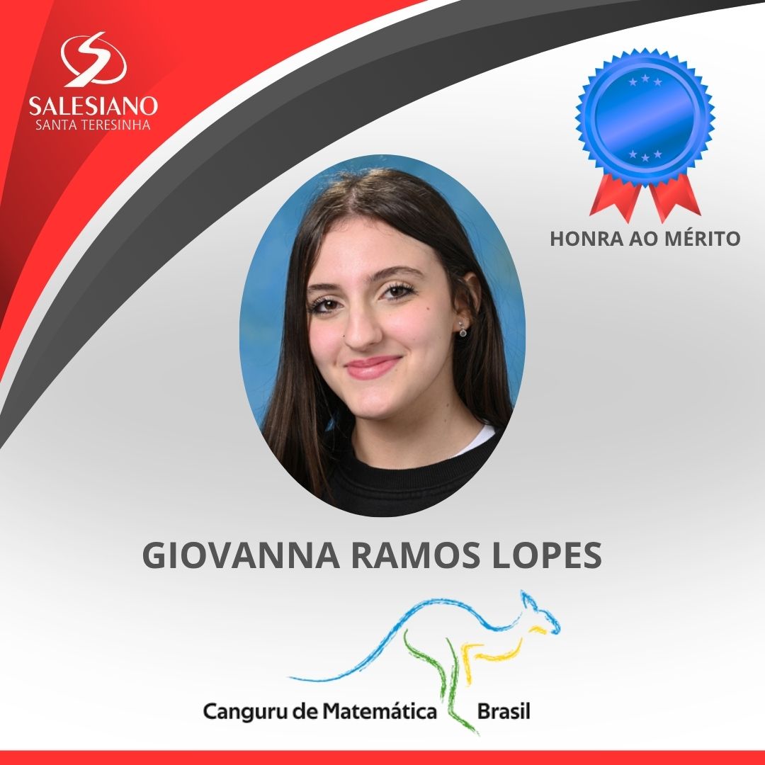 Medalhistas_Canguru 2EM°ANO GIOVANNA RAMOS LOPES
