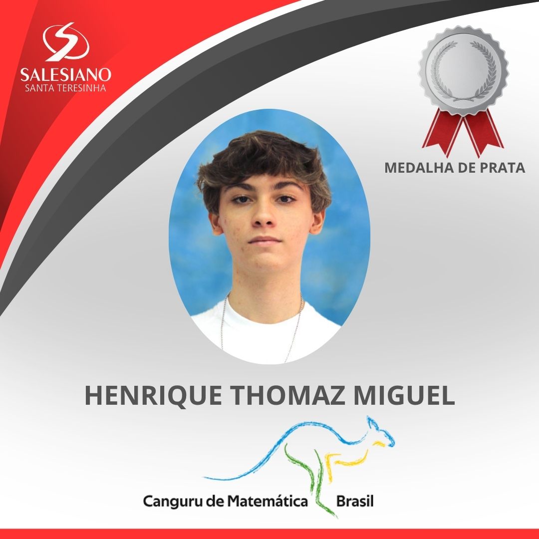 Medalhistas_Canguru 2EM°ANO HENRIQUE THOMAZ MIGUEL