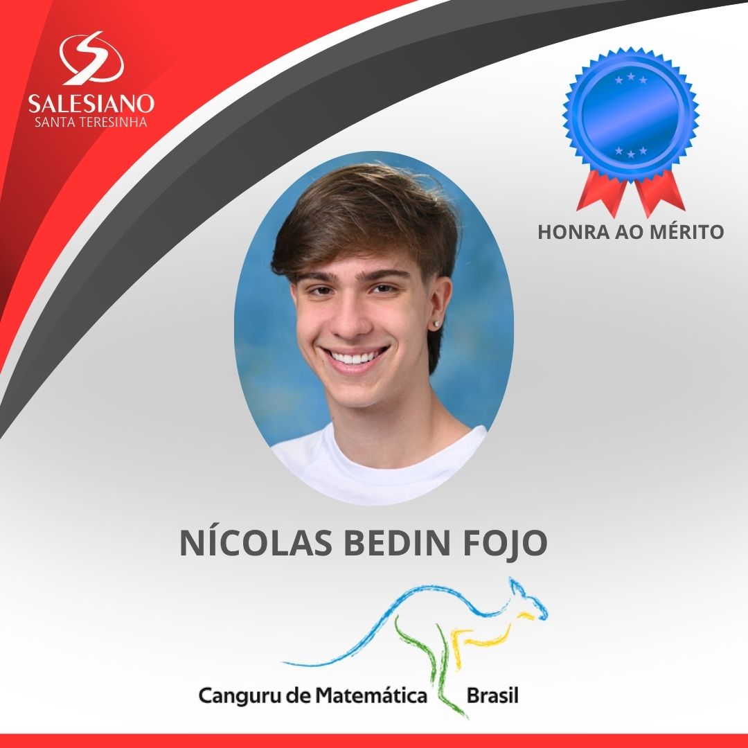Medalhistas_Canguru 2EM°ANO NÍCOLAS BEDIN FOJO