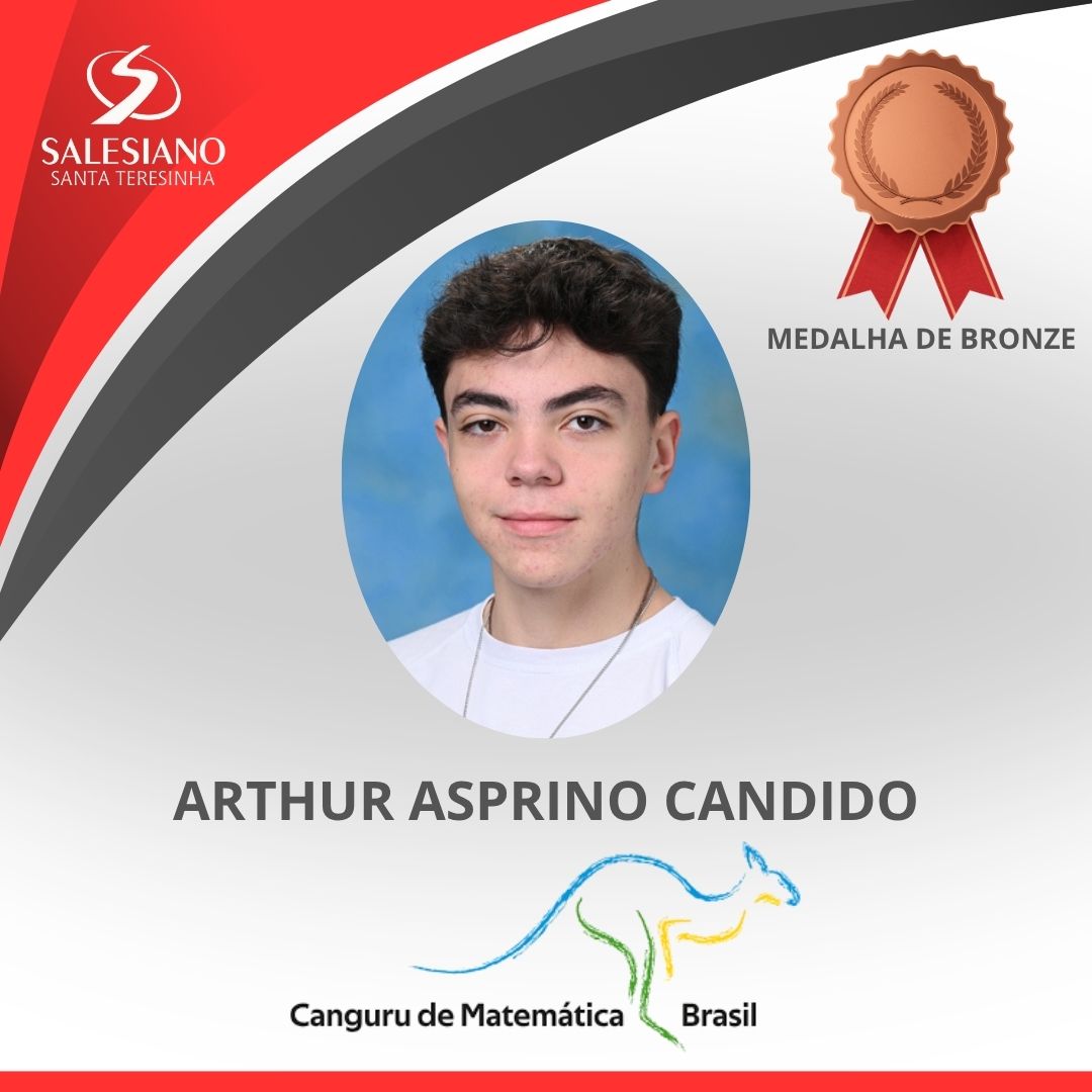 Medalhistas_Canguru 3EM°ANO ARTHUR ASPRINO CANDIDO