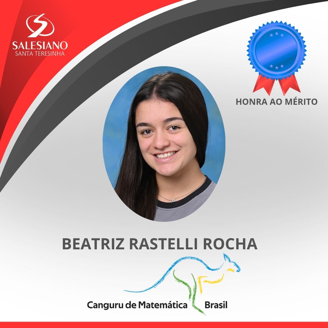 Medalhistas_Canguru 3EM°ANO BEATRIZ RASTELLI ROCHA