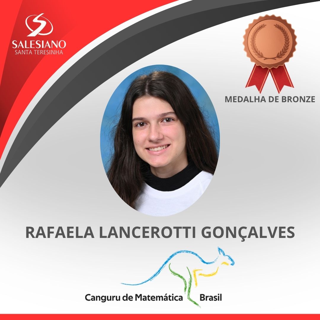 Medalhistas_Canguru 3EM°RAFAELA LANCEROTTI GONÇALVES