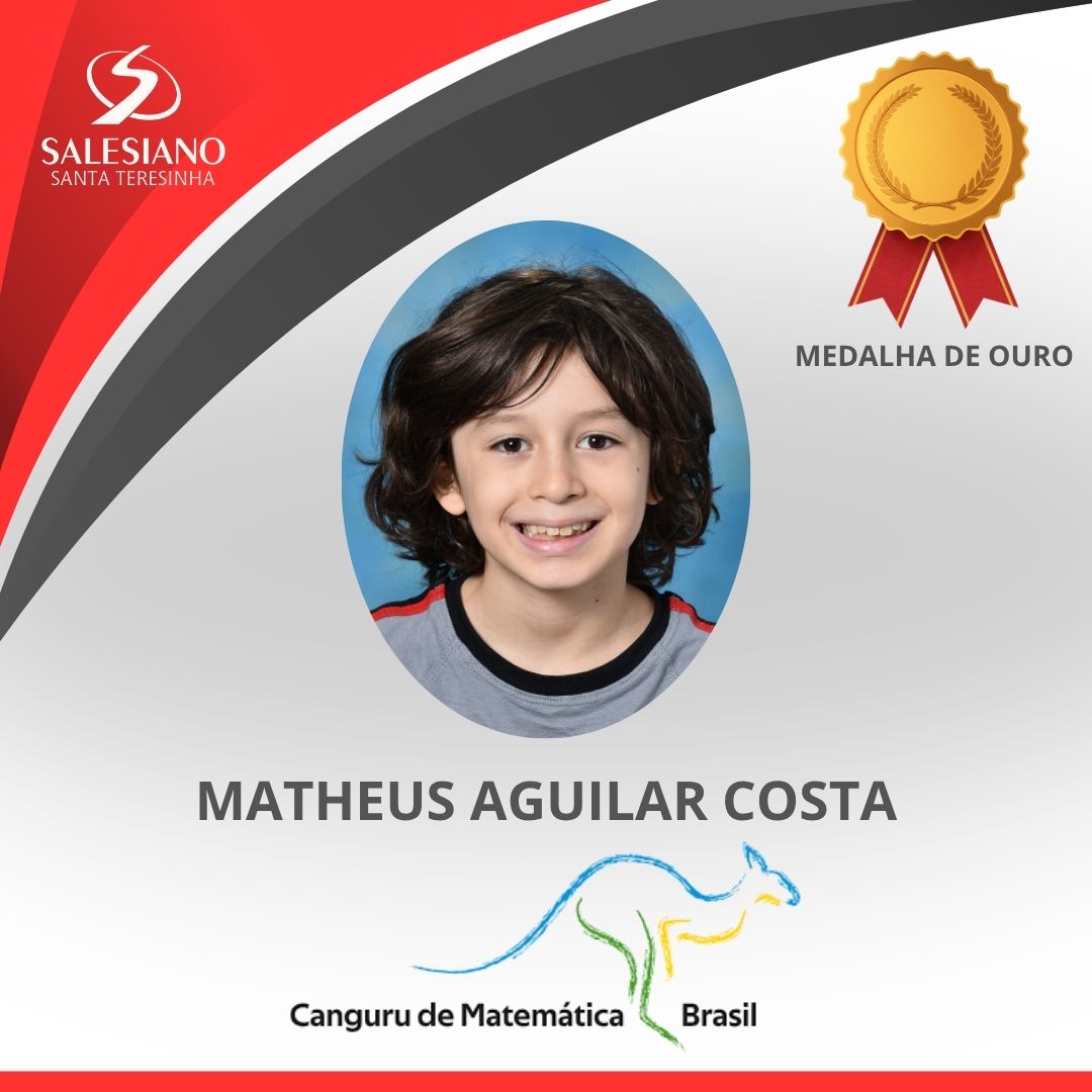 Medalhistas_Canguru 4°ANO MATHEUS AQUILAR COSTA