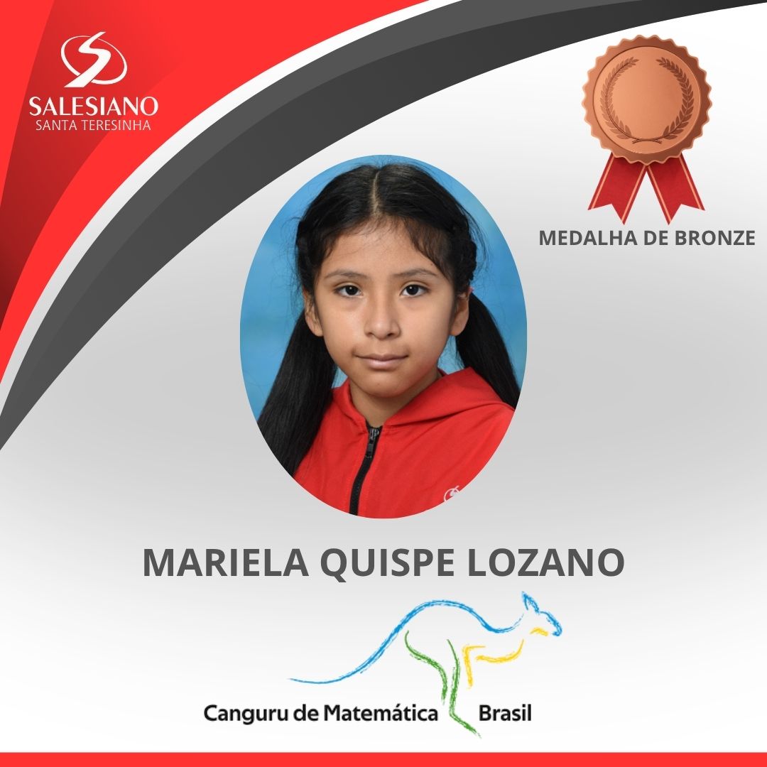 Medalhistas_Canguru 6°ANO MARIELA QUISPE LOZANO