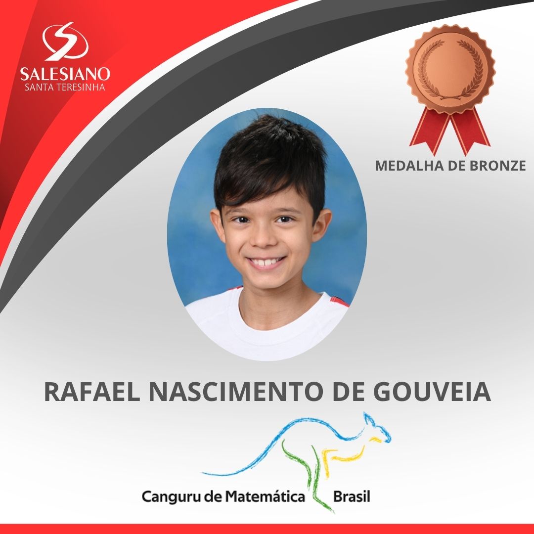 Medalhistas_Canguru 6°ANO RAFAEL NASCIMENTO DE GOUVEIA