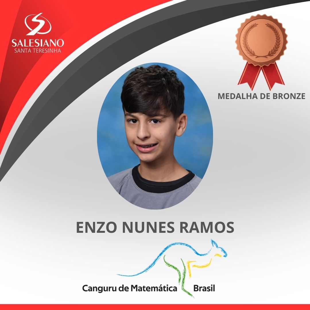 Medalhistas_Canguru 7°ANO ENZO NUNES RAMOS