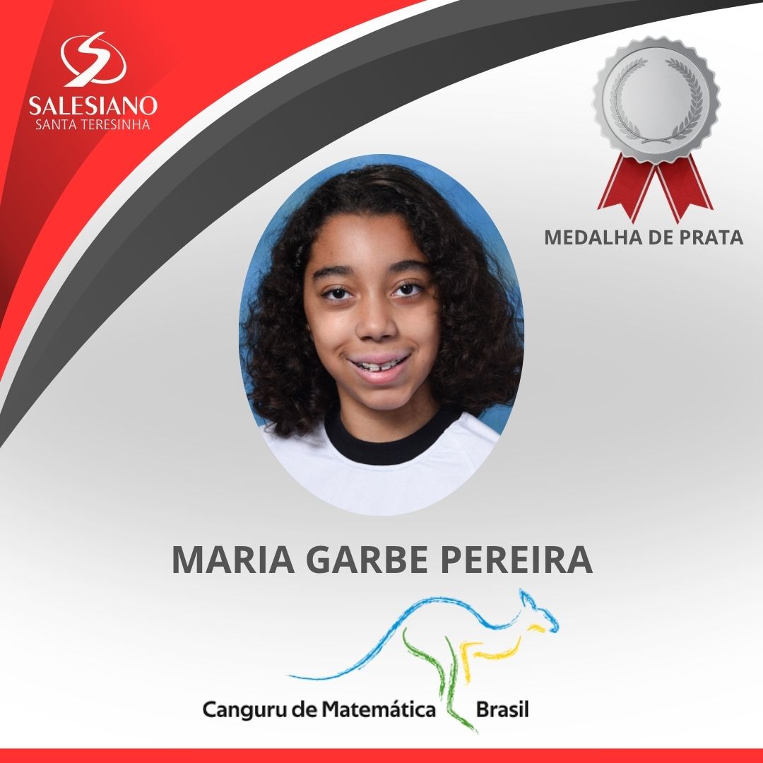 Medalhistas_Canguru 7°ANO MARIA GARBE PEREIRA