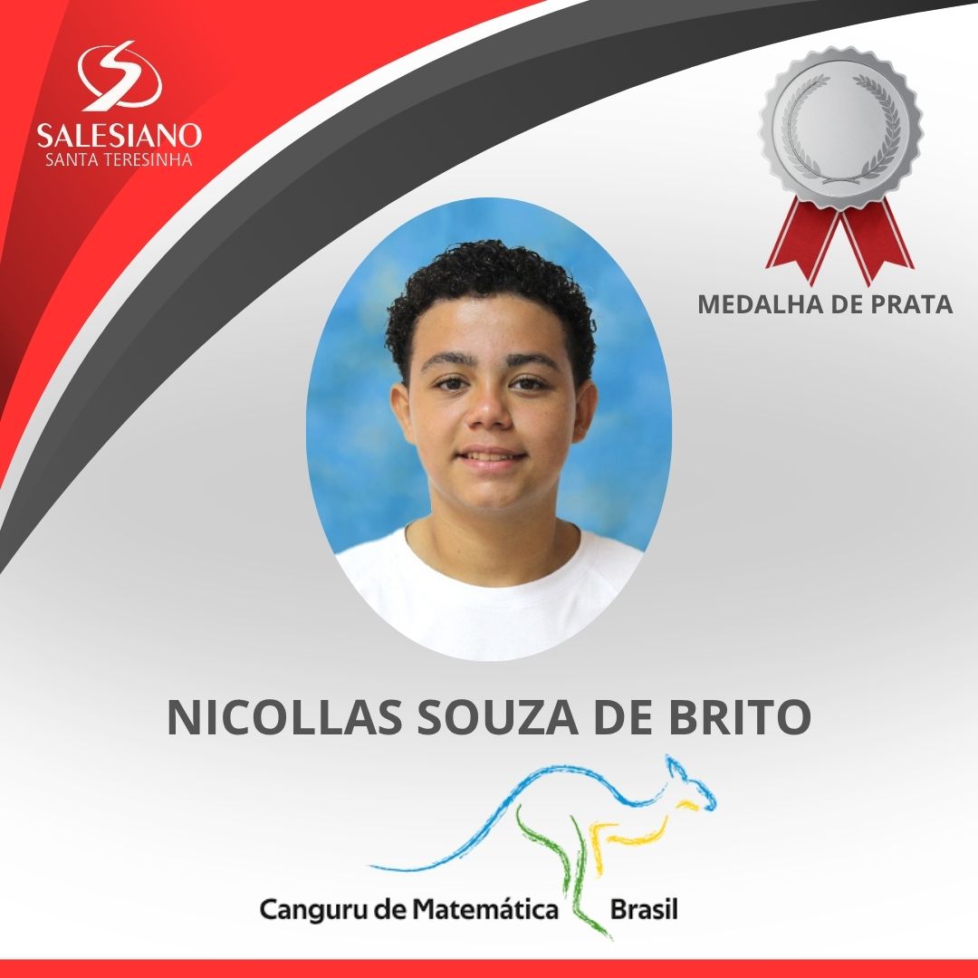 Medalhistas_Canguru 8°ANO NICOLLAS SOUZA DE BRITO