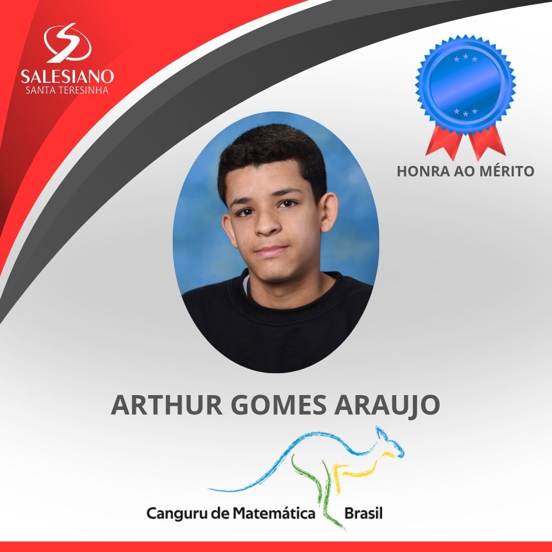 Medalhistas_Canguru 9°ANO ARTHUR GOMES ARAUJO