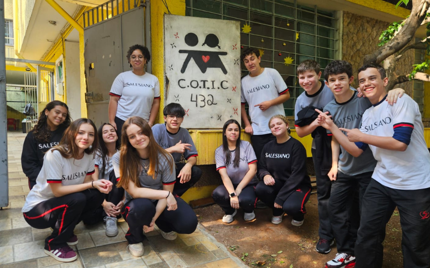 Pastoral inicia grupo com alunos do 9º ano
